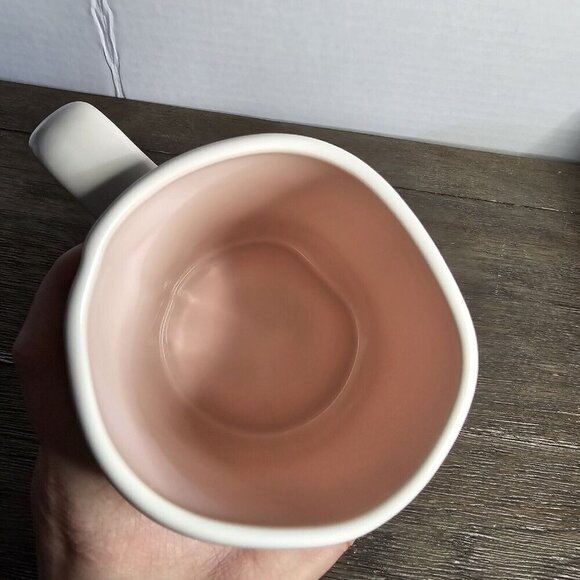 NWT Rae Dunn Artisan Peep's Sake Easter Mug Pink Interior 2021 Magenta - Picture 6 of 9